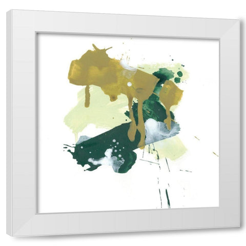Midori VI White Modern Wood Framed Art Print by Vess, June Erica