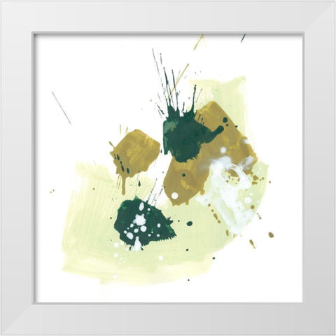 Midori IX White Modern Wood Framed Art Print by Vess, June Erica