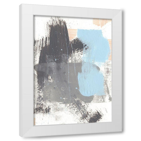 Kenetic II White Modern Wood Framed Art Print by Moore, Regina
