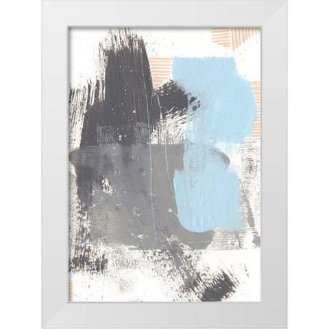Kenetic II White Modern Wood Framed Art Print by Moore, Regina