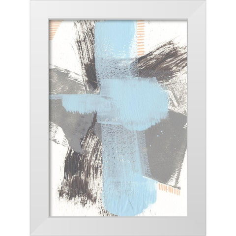 Kenetic VI White Modern Wood Framed Art Print by Moore, Regina