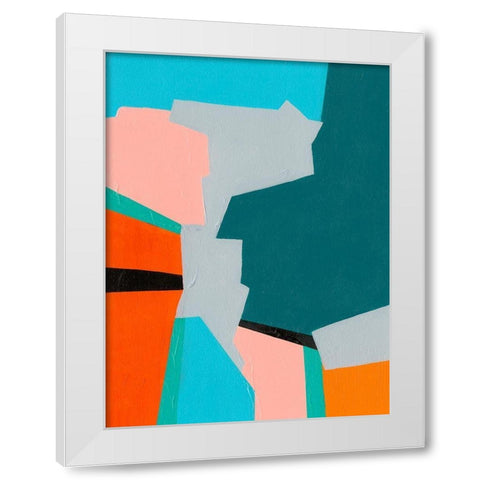 Reunification I White Modern Wood Framed Art Print by Moore, Regina