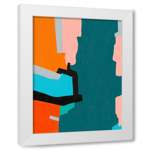 Reunification II White Modern Wood Framed Art Print by Moore, Regina
