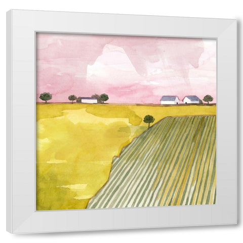 Blush Hour I White Modern Wood Framed Art Print by Popp, Grace