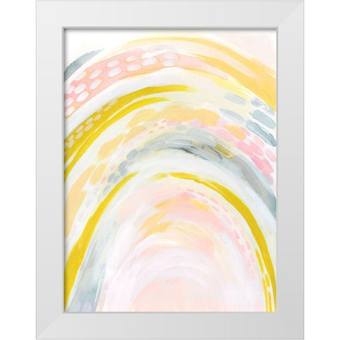 Swooping I White Modern Wood Framed Art Print by Popp, Grace