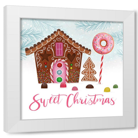 Sweet Holidays I White Modern Wood Framed Art Print by Borges, Victoria
