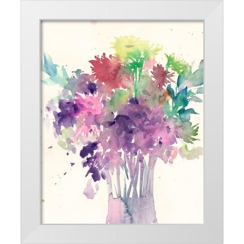 Color Combinations I White Modern Wood Framed Art Print by Dixon, Samuel