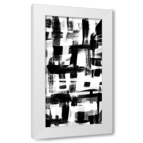 Jam Session II White Modern Wood Framed Art Print by Chandler, Sharon