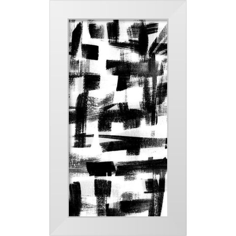 Jam Session IV White Modern Wood Framed Art Print by Chandler, Sharon