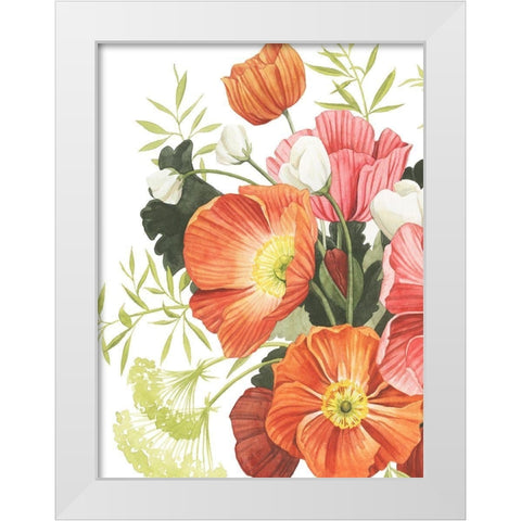 Blossom Solstice II White Modern Wood Framed Art Print by Popp, Grace