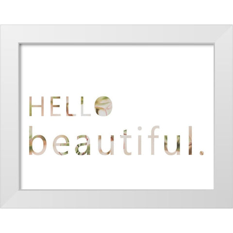 Positive Mantra IV White Modern Wood Framed Art Print by Goldberger, Jennifer