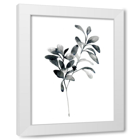 Brume Botanical I White Modern Wood Framed Art Print by Scarvey, Emma