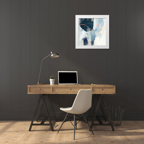 Luz I White Modern Wood Framed Art Print by Borges, Victoria