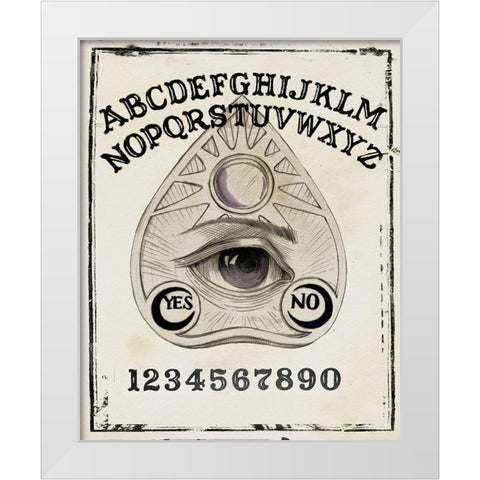 Mystical I White Modern Wood Framed Art Print by Parker, Jennifer Paxton