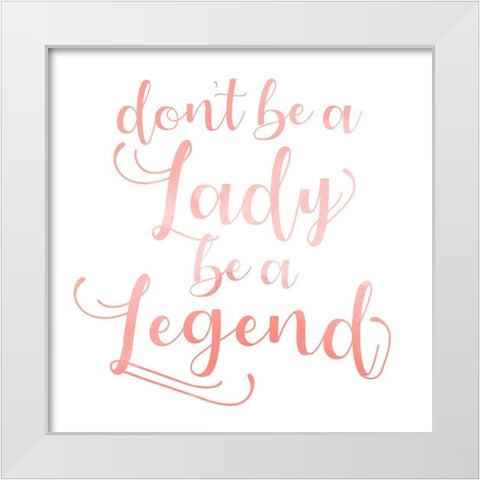 Womanly Advice I White Modern Wood Framed Art Print by Popp, Grace