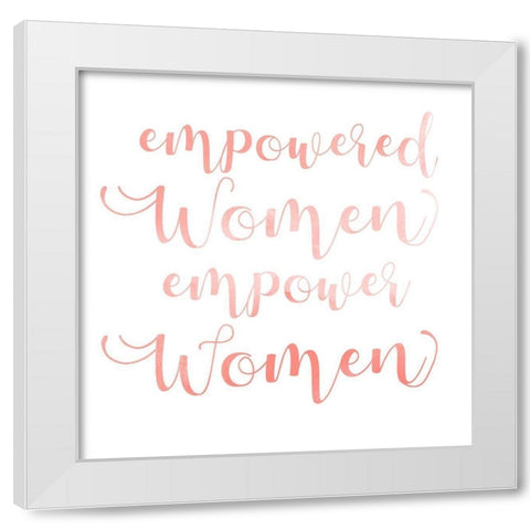 Womanly Advice II White Modern Wood Framed Art Print by Popp, Grace