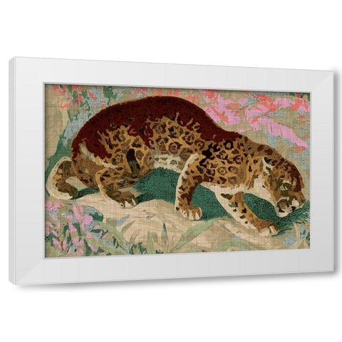 Concrete Jungle Cat I White Modern Wood Framed Art Print by Fagalde, Jarman