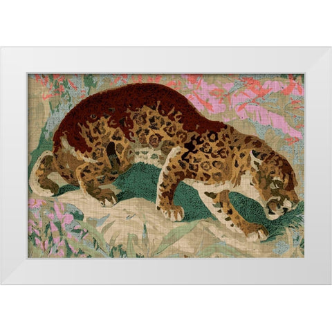 Concrete Jungle Cat I White Modern Wood Framed Art Print by Fagalde, Jarman