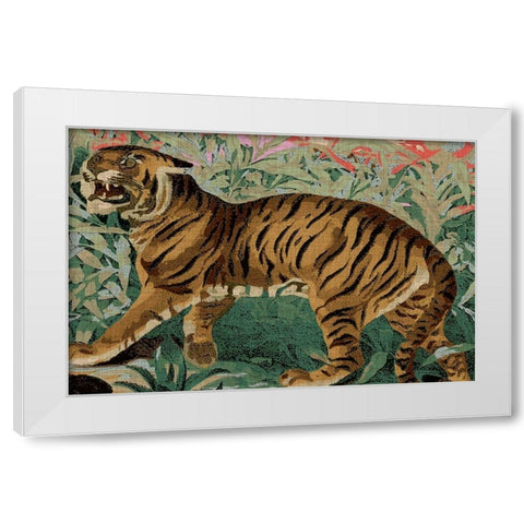 Concrete Jungle Cat II White Modern Wood Framed Art Print by Fagalde, Jarman