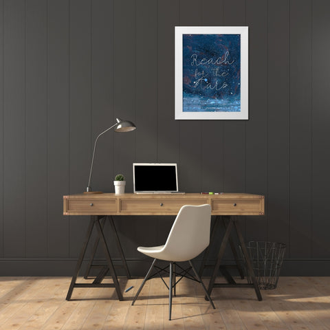 Night Magic I White Modern Wood Framed Art Print by Ludwig, Alicia