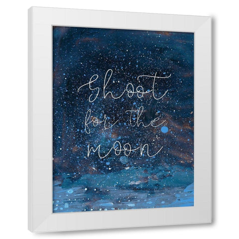 Night Magic II White Modern Wood Framed Art Print by Ludwig, Alicia
