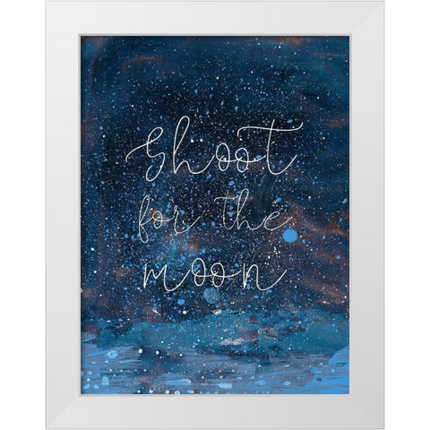 Night Magic II White Modern Wood Framed Art Print by Ludwig, Alicia
