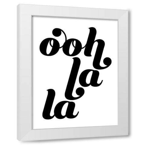 La Vie I White Modern Wood Framed Art Print by Popp, Grace