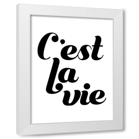 La Vie IV White Modern Wood Framed Art Print by Popp, Grace