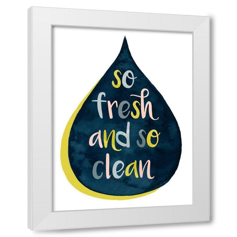 Fresh Lav II White Modern Wood Framed Art Print by Popp, Grace