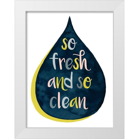 Fresh Lav II White Modern Wood Framed Art Print by Popp, Grace