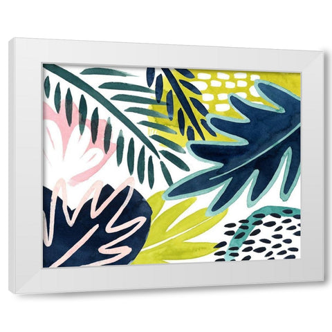 Tropical Salve II White Modern Wood Framed Art Print by Popp, Grace