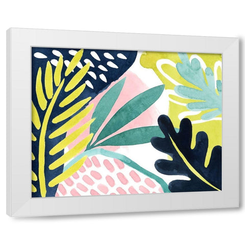 Tropical Salve III White Modern Wood Framed Art Print by Popp, Grace