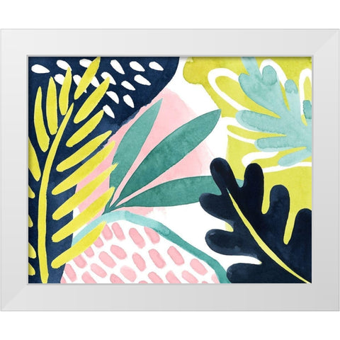 Tropical Salve III White Modern Wood Framed Art Print by Popp, Grace