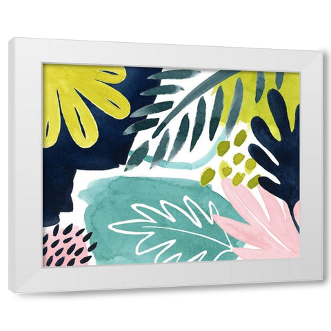 Tropical Salve IV White Modern Wood Framed Art Print by Popp, Grace