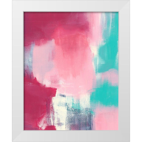 Mesosphere I White Modern Wood Framed Art Print by Moore, Regina