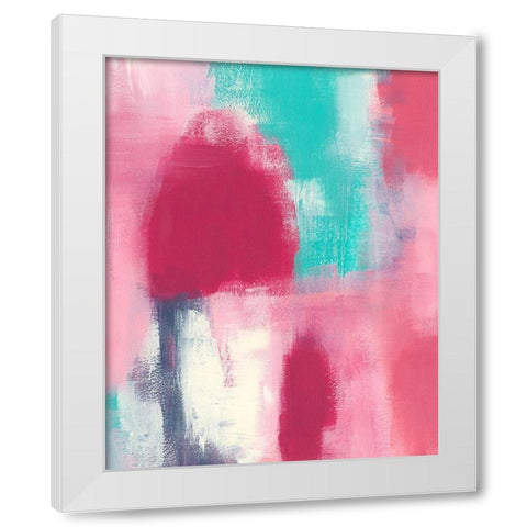 Mesosphere III White Modern Wood Framed Art Print by Moore, Regina