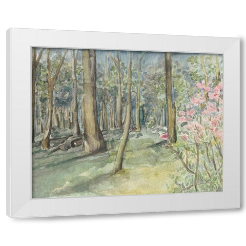 Virginia Woods I White Modern Wood Framed Art Print by Chabot, Natasha