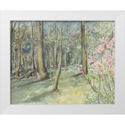 Virginia Woods I White Modern Wood Framed Art Print by Chabot, Natasha