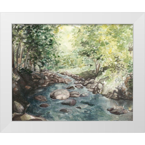 Virginia Woods IV White Modern Wood Framed Art Print by Chabot, Natasha