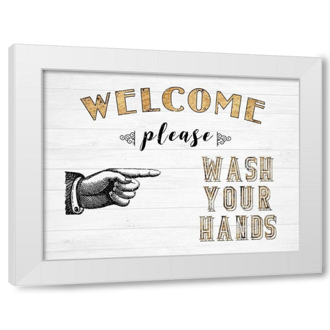 Mild Manners I White Modern Wood Framed Art Print by Fagalde, Jarman