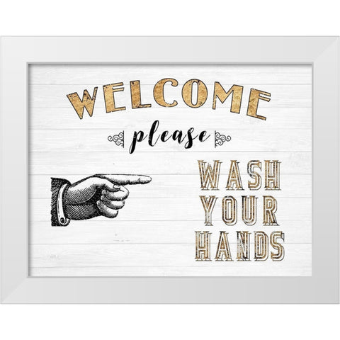 Mild Manners I White Modern Wood Framed Art Print by Fagalde, Jarman