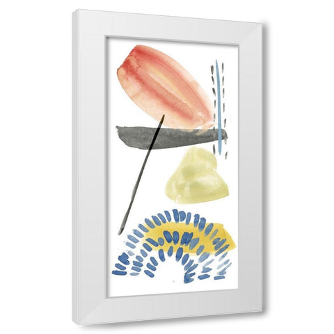 Above and Below I White Modern Wood Framed Art Print by Wang, Melissa