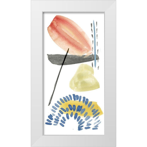 Above and Below I White Modern Wood Framed Art Print by Wang, Melissa