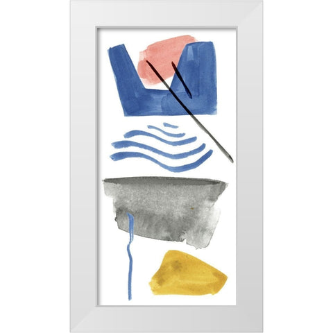 Above and Below IV White Modern Wood Framed Art Print by Wang, Melissa