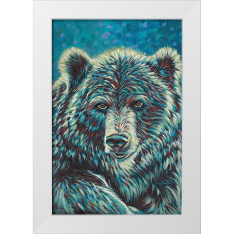 Spirit Animal I White Modern Wood Framed Art Print by Vitaletti, Carolee