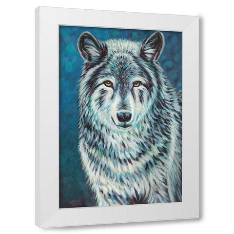 Spirit Animal II White Modern Wood Framed Art Print by Vitaletti, Carolee