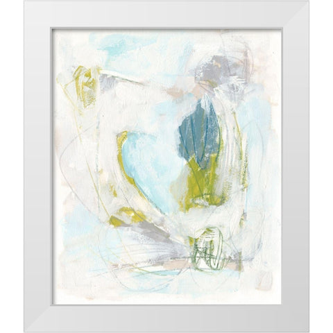 Channel Circuit II White Modern Wood Framed Art Print by Vess, June Erica