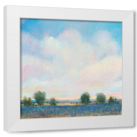 Summer Sky II White Modern Wood Framed Art Print by OToole, Tim