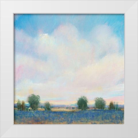 Summer Sky II White Modern Wood Framed Art Print by OToole, Tim