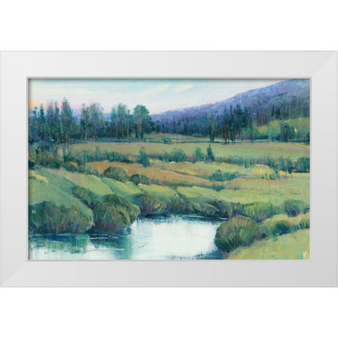 Mountain Retreat I White Modern Wood Framed Art Print by OToole, Tim